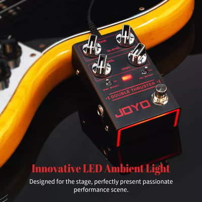 JOYO R-28 Double Thruster High Gain Overdrive Guitar Pedal with Mid/High Frequency For Bass Guitar image 11
