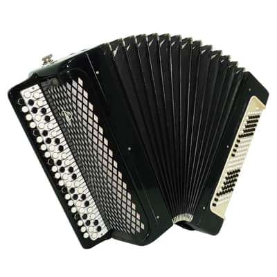 Bayan Accordion Tulskiy Tula 3 Row Chromatic Button Accordion 120 Bass, Vintage Music Box B System, New Straps, Soviet Harmonica, 2758 image 4