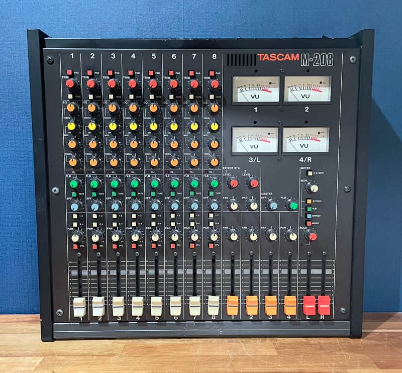 Tascam M-208 Tabletop 8 Channel Analog Audio Mixer - Warm Pre Amps image 1
