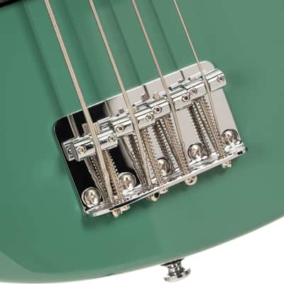 Cort GBSHORTSCALEFGRB GB Series Poplar Body Roasted Maple C Shape Neck Short Scale 4-String Electric Bass Guitar w/Gig Bag image 9