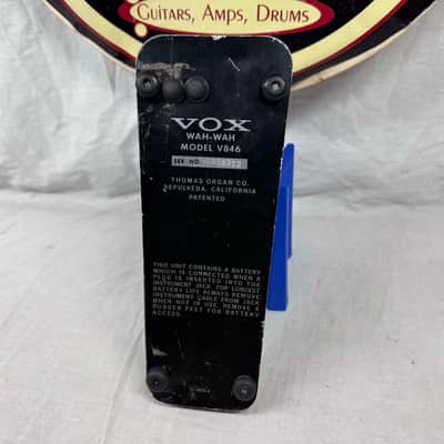 Vox Thomas Organ V846 Wah Wah Pedal with TDK inductor Vintage! image 12