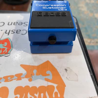 Boss CS-3 Compression Sustainer (Silver Label) 1997 - Present - Blue image 7