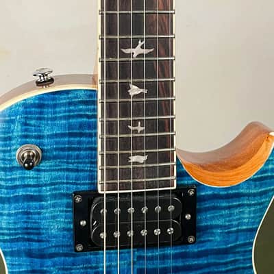 PRS SE Zach Myers Semi-Hollow Electric Guitar Myers Blue image 8