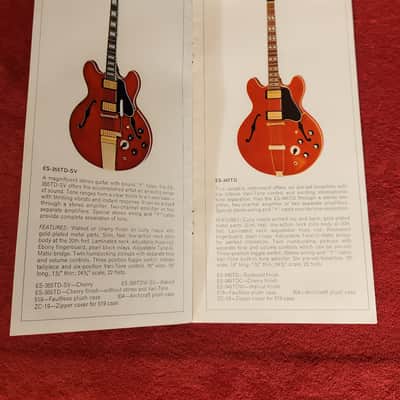 Gibson Thin-Electric Acoustic Catalog 1970 image 3