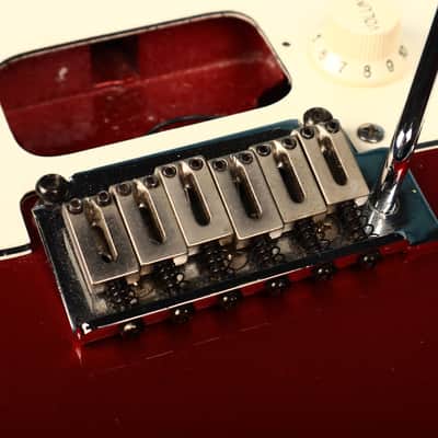 2003 Squier Stratocaster Loaded HH Humbucker Configuration Guitar Red Body image 15