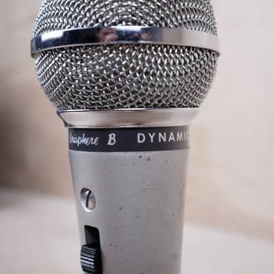 Shure Unisphere B 588SB Dynamic Microphone 1970s Silver Vintage Mic image 4