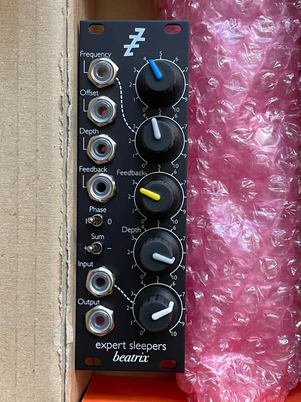 Expert Sleepers Beatrix Phaser Eurorack Synth Module 2021 - Present - Black image 1