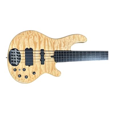 Lakland Skyline 55-02 Deluxe FRETLESS Natural / Lined Ebony *RARE!* IN STOCK image 1