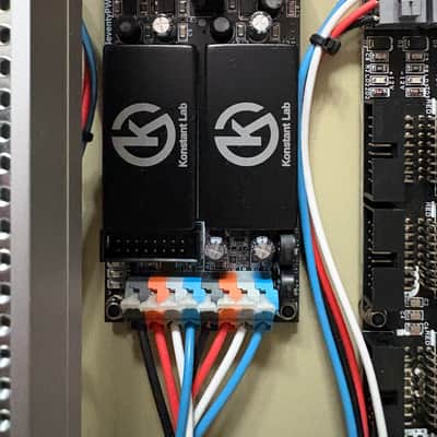 Eurorack Attache Briefcase w/. custom Mixer Module. 88HP, 7U (powered) 4 channel 2-Bus, 18 Fader Stereo/Mono Mixer Module image 7