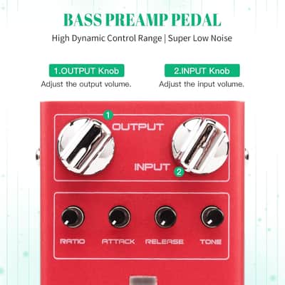 Joyo SCYLLA R-27 Bass Guitar Pedals Compressor Effect Pedal with Precise Compression Knobs Low Noise and High Dynamic Control Range (Price includes the import duty for US buyer) image 6