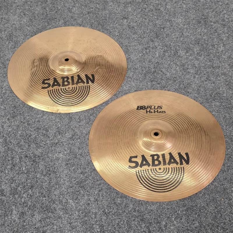 Used Sabian B8 Plus Hi Hats 14" - Fair image 1
