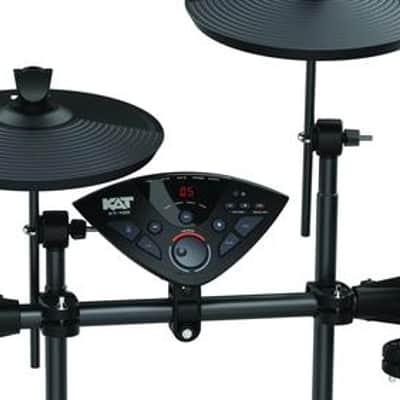 KAT Percussion Electronic 5 piece Drum Set, Black (KT-100) image 2