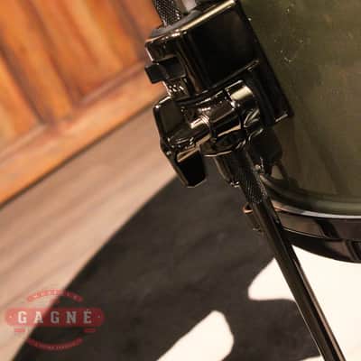 Tama Starclassic Performer 3-piece Tempest Green Stripe Limited Drum Set image 8