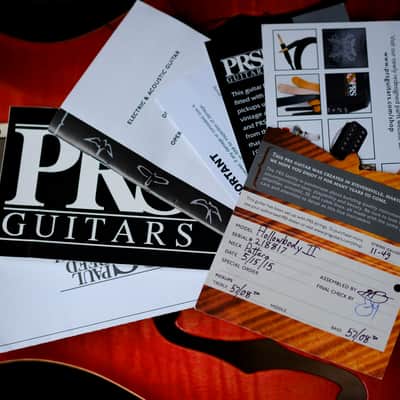 PRS Hollowbody II Piezo - Blood Orange image 19