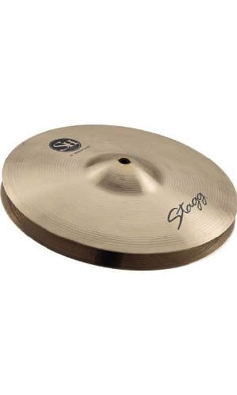 STAGG 15" SH Medium Hi-hat Cymbals Pair Hihat - Hand-hammered-cast B20 Bronze image 1