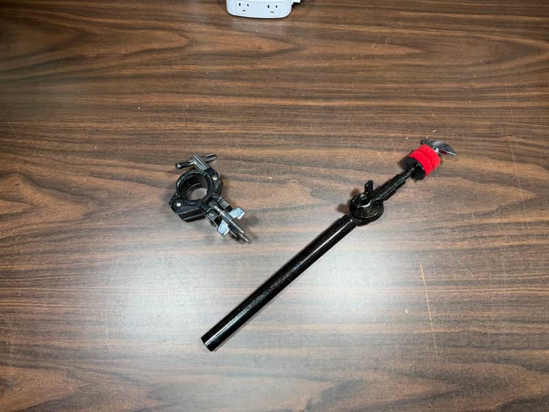 Glitter Finish Straight Cymbal Arm w/Gibraltar Rack Clamp & Yamaha Wing Nut