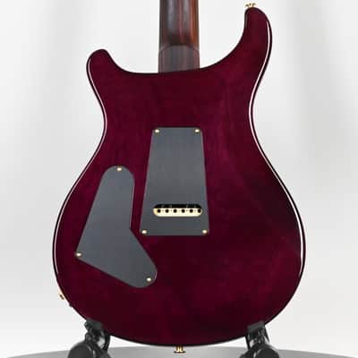 PRS Custom 24 Wood Library w/ 1-Piece Quilt 10-Top, Brazilian Rosewood, & 58/15 LT Pickups- Aquableux Purple Burst 2026 (0423889) image 3