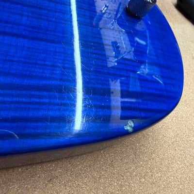 Dean C350F Trans Blue W/ Mods Ready for Shreddy ($800 MODS/WORK DONE) image 2