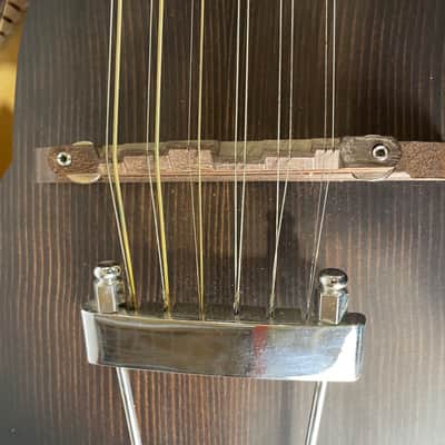 Gold Tone F-12 Long-Scale Manditar A-Style 12-String Acoustic-Electric Mandolin/Guitar, Solid Spruce Top, Tobacco Sunburst Satin image 7