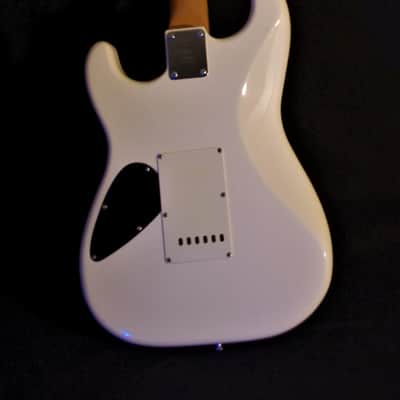 ST. BLUES Eliminator 1 "Billy Gibbons" 1984 White. Strings & Things Workshop. VERY RARE Plays Great image 10