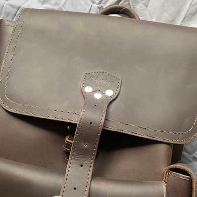 Bigsby branded Leather Backpack ruck sack bag Limited Edition image 14