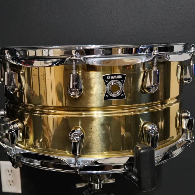 Yamaha SD4470 Nouveau 14x7" Brass Snare Drum image 1