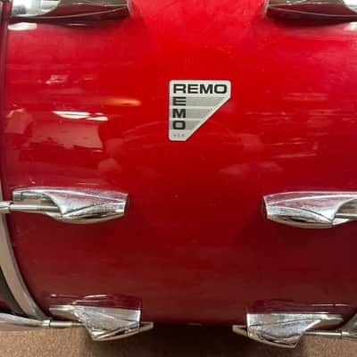 Remo 24" Quadura Marching Bass Drum - red Bild 3