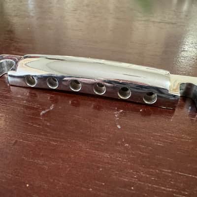 Gibson Vintage 1974 Les Paul Chrome Tailpiece SG ES 1975 1976 1977 1970's image 2