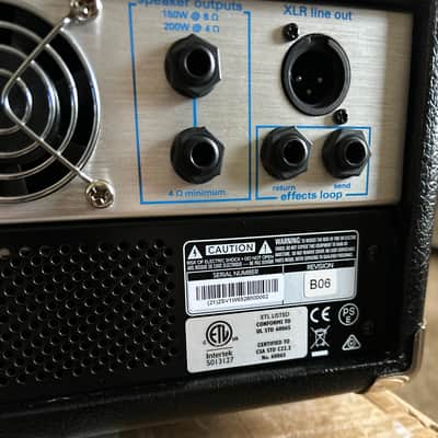 Ampeg Micro VR 200-Watt Compact Solid State Bass Amp Head 2011 - Present - Black image 3