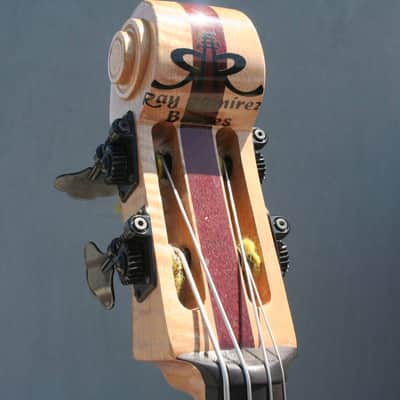 Ray Ramirez Baby Bass Early 2000s Mahogany Sunburst image 2
