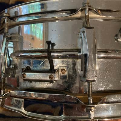 Vintage Ludwig Supraphonic 6 x 14 " 10-Lug Snare Drum with Keystone Badge 1963 - 1969 - Chrome-Plated image 4