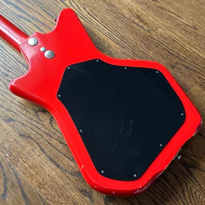 RARE! 1964 Airline “JB Hutto” Wood Body Jack White / Jetsons Guitar (Supro Valco) w/ OHSC image 12