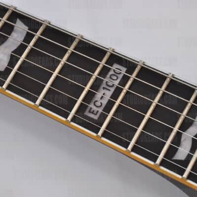ESP LTD Deluxe EC-1000 VB Vintage Black Lefty Guitar image 7