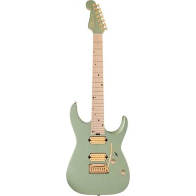 Charvel Angel Vivaldi Signature DK24-7 NOVA Guitar, Maple Fingerboard, Satin Sage Green image 3
