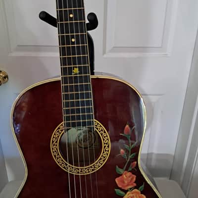 Esteban Limited Edition Spanish Rosas A/E Classical Guitar image 7