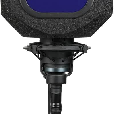 Soundbox Vocal Recording Isolation Booth | Portable Microphone Shield, Pop Filter for Studio-Quality Sound for Singing, Podcasting, Acoustic High-Density Foam Ball, Mic Soundproof Box (Royal Blue) image 3
