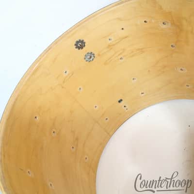 *Ludwig 12x15" Marching Snare/Tom Drum Shell 6Ply Maple Chrome COW Wood Wrap 80s image 10