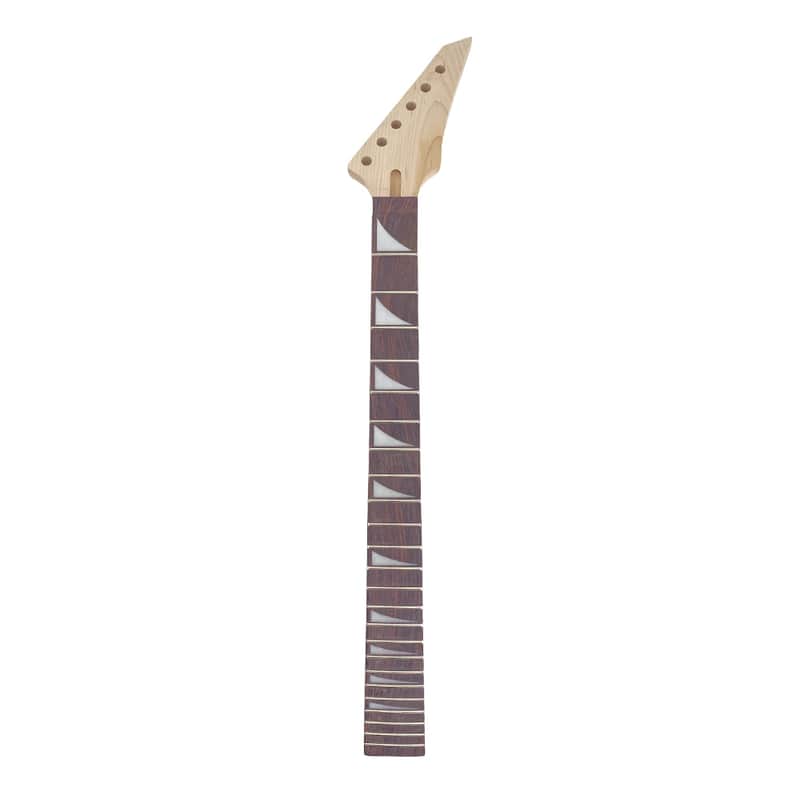 Electric Guitar Neck 24 Fret Rosewood Fretboard, Maple image 1