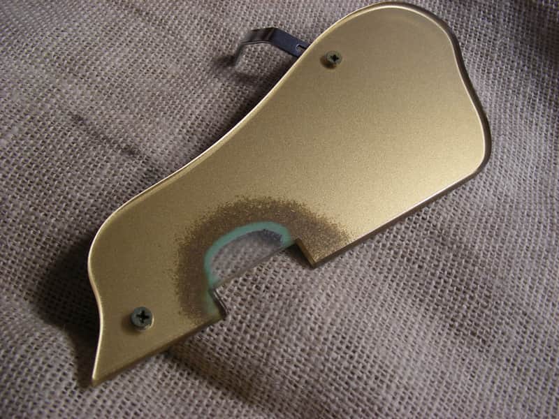 Original Vintage 1958 Gretsch Streamliner Pickguard w/ Bracket & Spacer image 1
