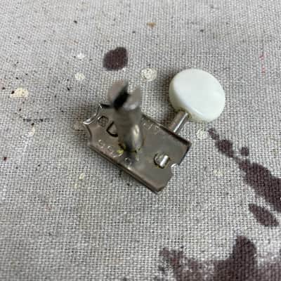 1956-1958 Fender Kluson Single Line Low-E String Tuner-Tuning Key for Musicmaster Duo-Sonic PAT APPLD image 10