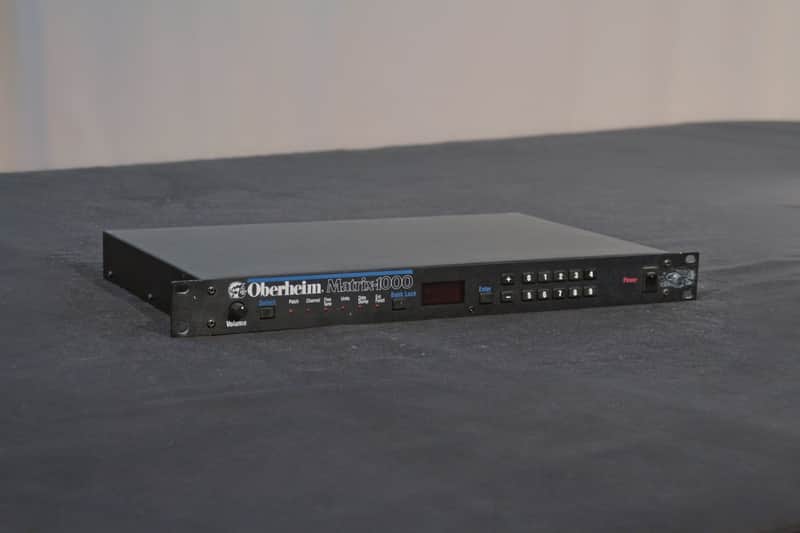 Oberheim Matrix-1000 - Rack Synthesizer 1988-1994 - Schwarz image 1