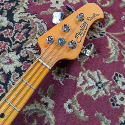 Sterling By Music Man StingRay Classic RAY24CA Bass Guitar Olympic White #SR75723 image 3