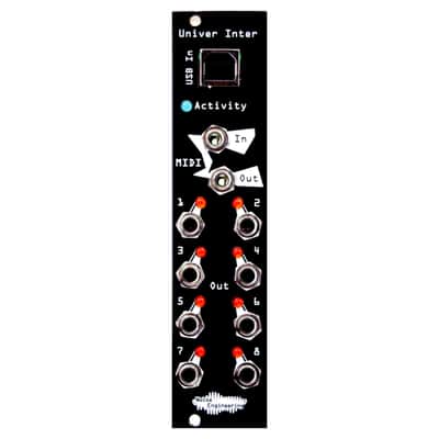 Noise Engineering Univ Inter Eurorack 8 Channel MIDI/CV Module (Black) image 1