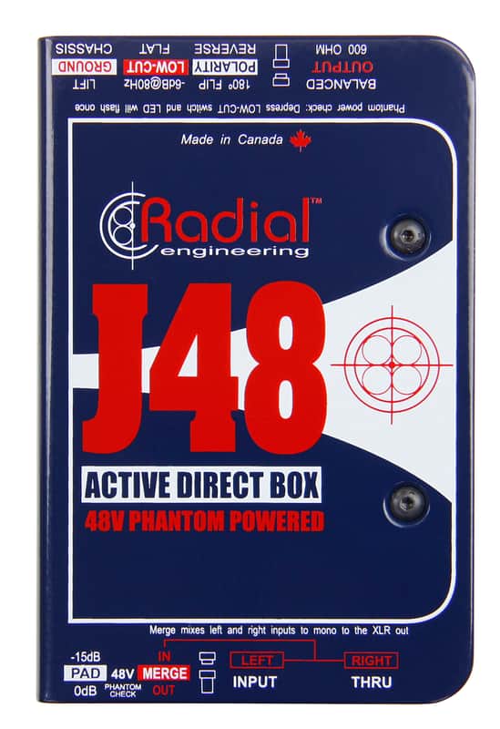 Radial J48 Active Direct Box - Blue image 1