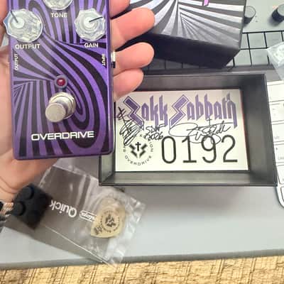 Signed MXR WA44ZSSE Wylde Audio Zakk Sabbath Overdrive 2026 Purple image 2