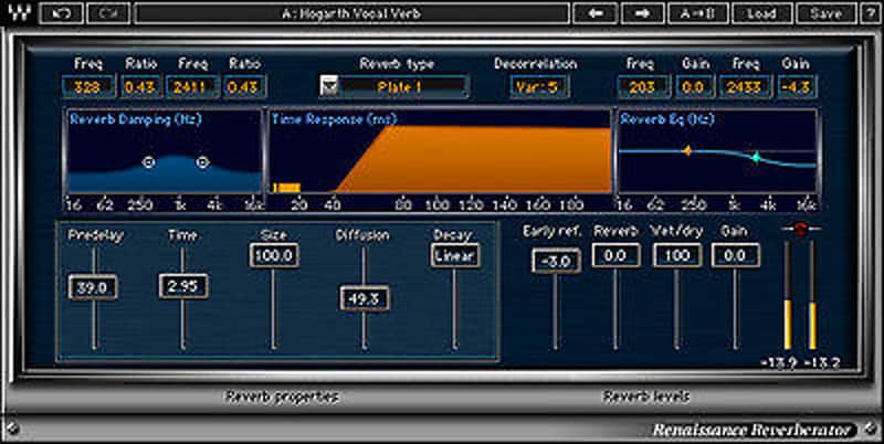Waves Renaissance Reverb Plug-in image 1