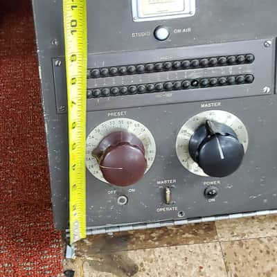 Custom NBC Master Control 6 Channel Console Front Panel w/(6) Weston 862 Meters image 7
