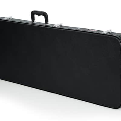 Gator Cases Hard-Shell Wood Case for Wide Body Electric Guitars; Fits PRS Style Guitars and More (GWE-ELEC-WIDE) image 1
