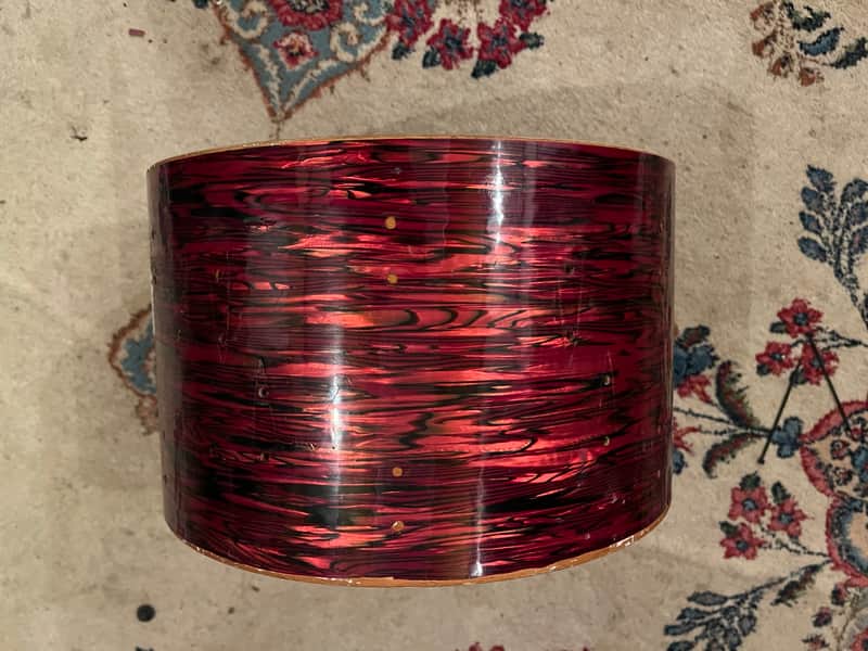 Sonor Teardrop 13x8 Tom Shell – 1960s – Project / Rewrap Candidate image 1