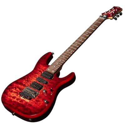 BootLegger Guitar Royal 2024 - Red - Floyd Rose Double Locking - Coil Split image 10
